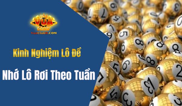 Kinh nghiệm đánh lô đề bằng phương pháp nhớ lô rơi theo tuần 